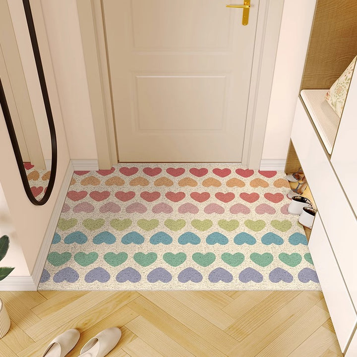 Stylische Terrazzo-Design Eingangsfußmatte Karnz