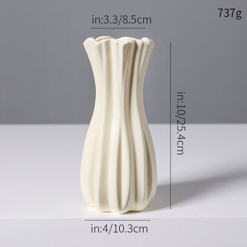 Elegante beschichtete Keramikvase