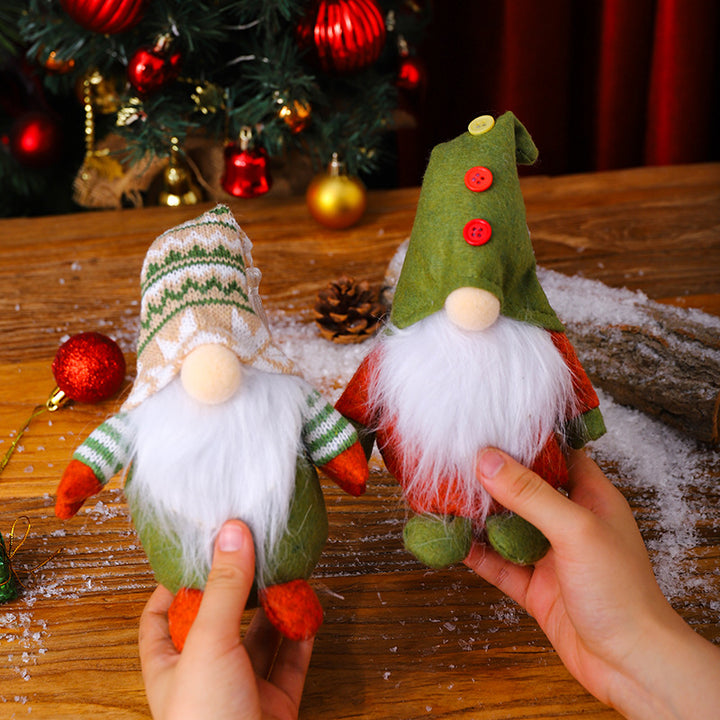 Dekorative Weihnachtsgnom Figur Karnz