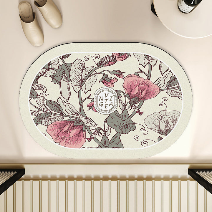 Blumenmotiv Innenbereich Matte