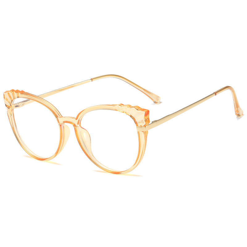Damen modische Brille im eleganten Cat-Eye-Stil Karnz