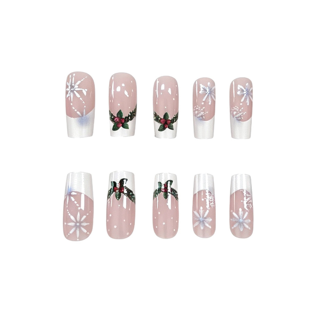 Weihnachts-Themen Künstlerische Nagelverstärkungen Karnz