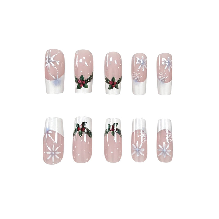 Weihnachts-Themen Künstlerische Nagelverstärkungen Karnz