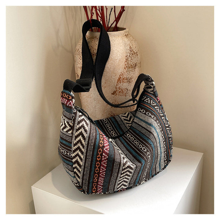 WoBohemian Ethnisches Muster Hobo Tasche Karnz