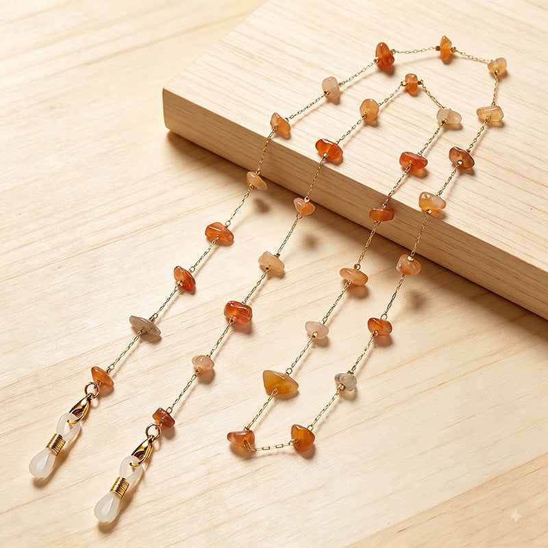 Multi-String Edelstein-Halskette Karnz