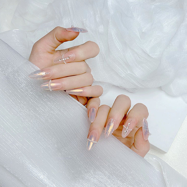 Premium French Tip Press-On Nails Karnz
