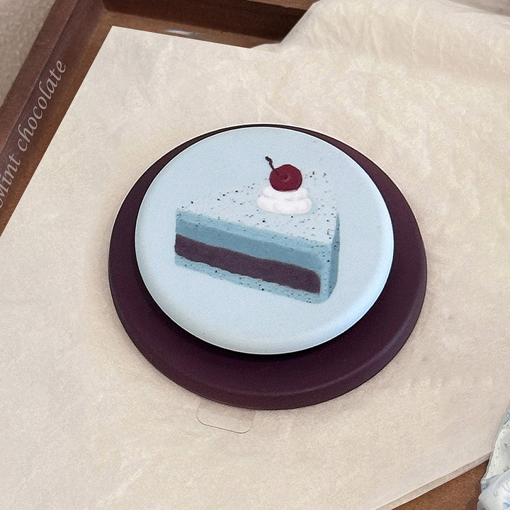 Niedlicher Kaffeetassen-Untersetzer im Kuchendesign Karnz