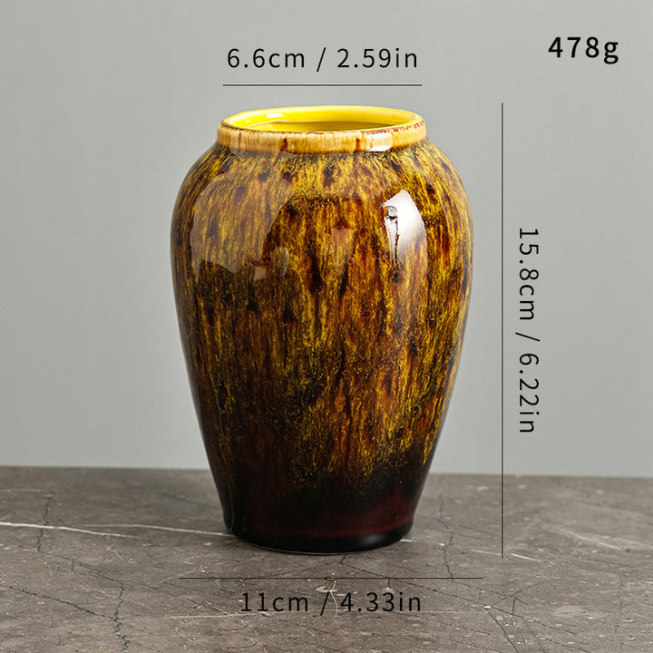 Große dekorative Keramikvase