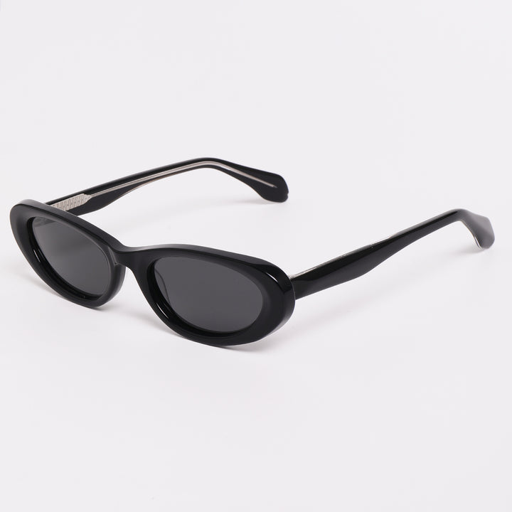 Damen Designer Sonnenbrille im modernen Oval-Design Karnz