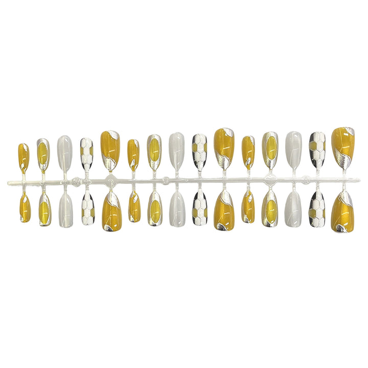 Dekoratives Gel Press-On Nail Set Karnz