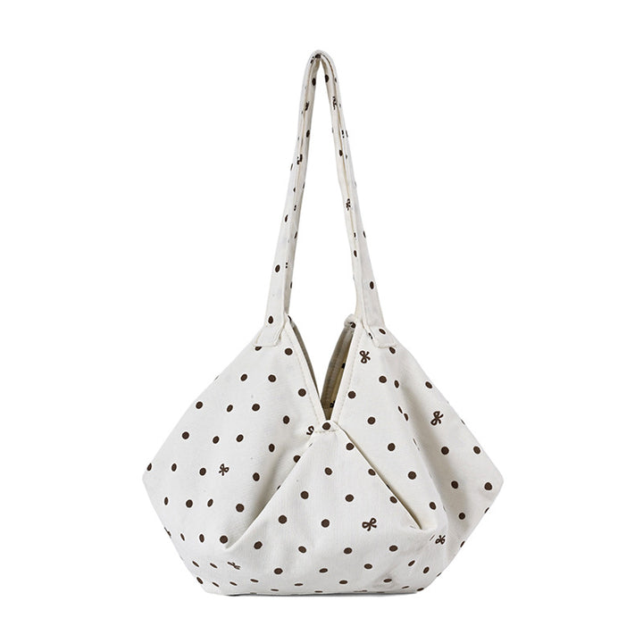 Moderne gepunktete Schultertasche