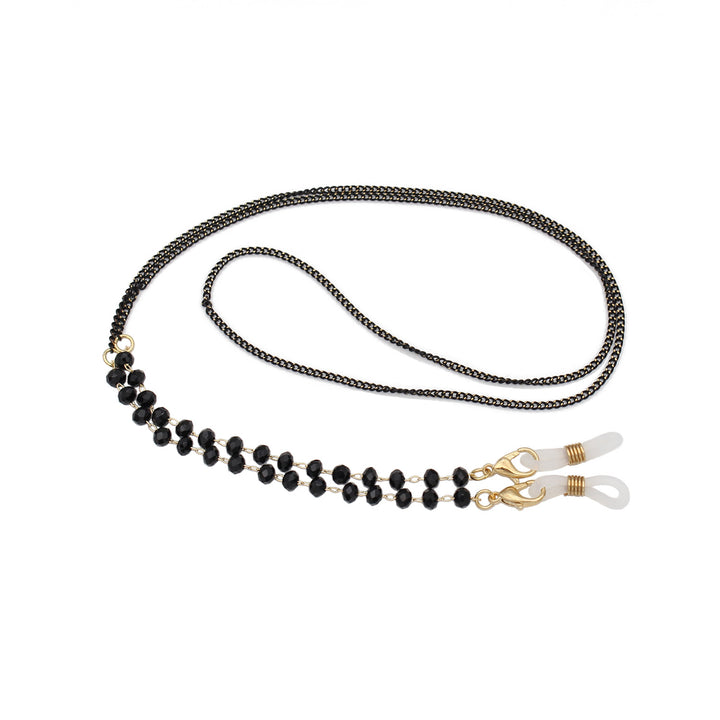 Elegante Perlen-akzentuierte Brillenbandkette Karnz