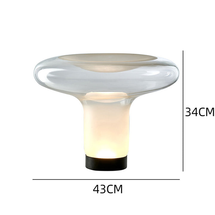 Moderne Künstlerische Glas Tischlampe