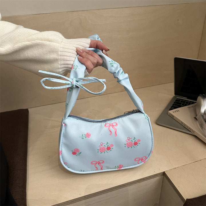 Blumenmuster Handtasche