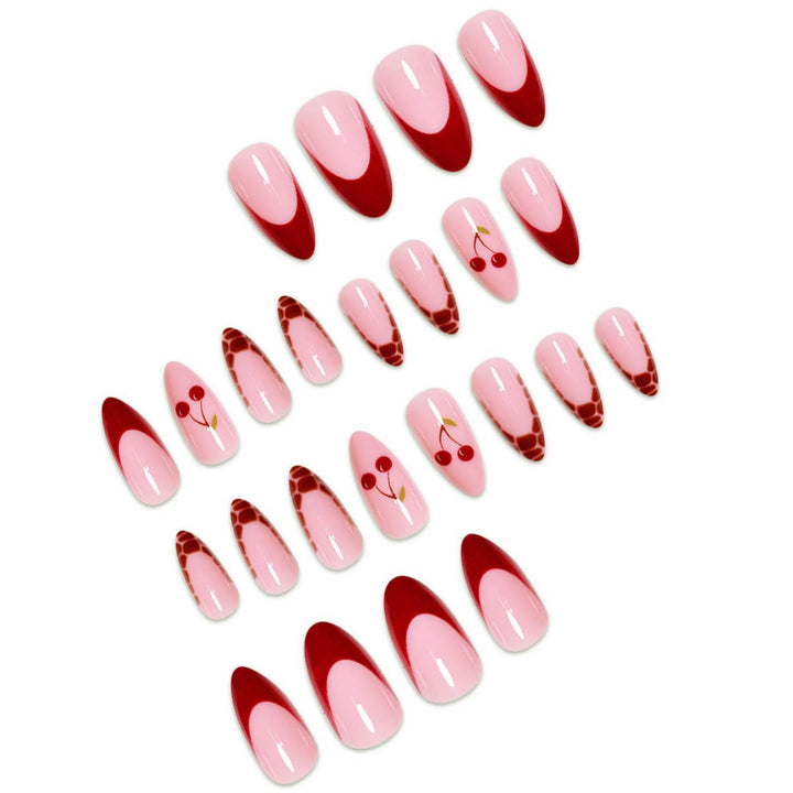 Künstlerisches Kirsch Nageldesign Extensions Karnz