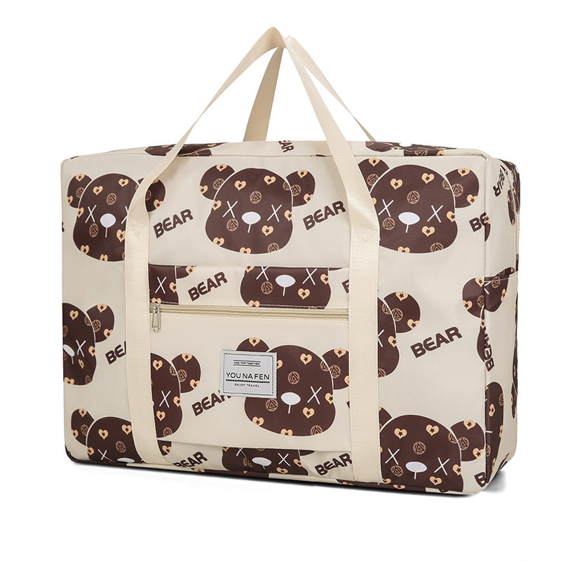 Fun Bear Print Reis Duffel Tasche Karnz