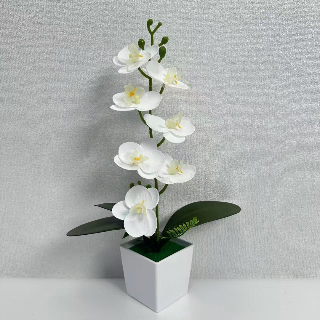 Realistische künstliche Orchideenblütenarrangement für die Innenausstellung