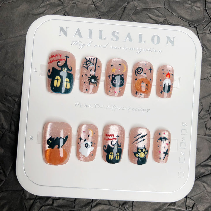 Charakter-Inspirierte Press-On Nagelset