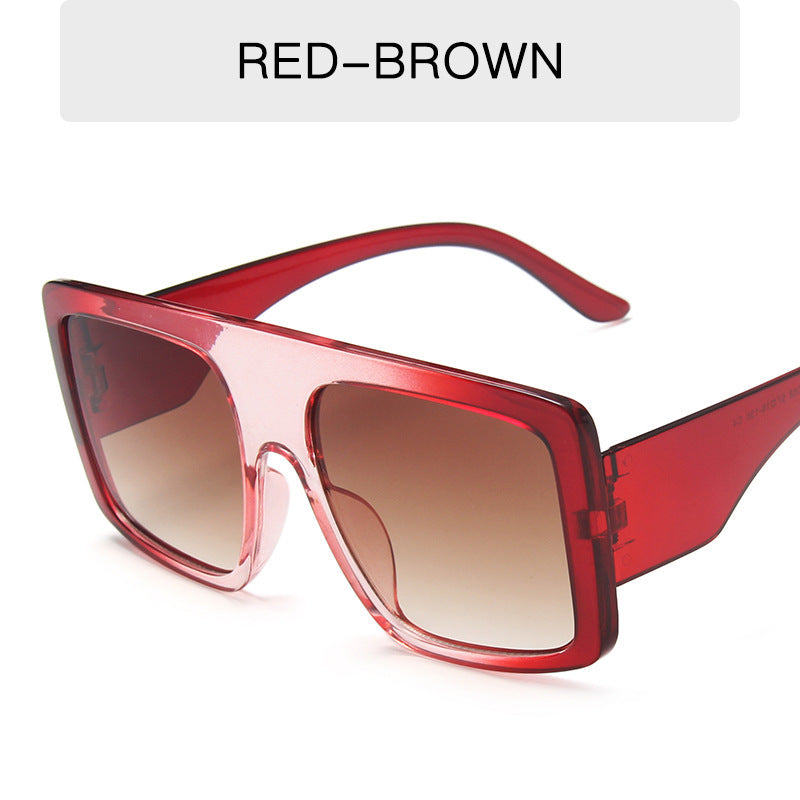Damen oversized Sonnenbrille mit markantem Leopardenmuster Karnz