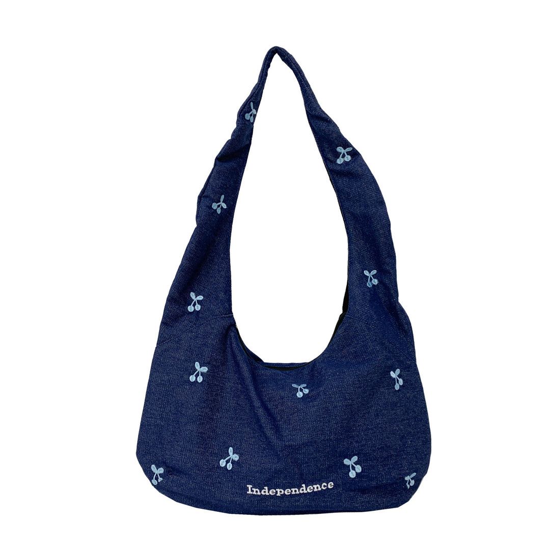 Bequeme Schultertasche mit Originellem Stickmotiv Karnz