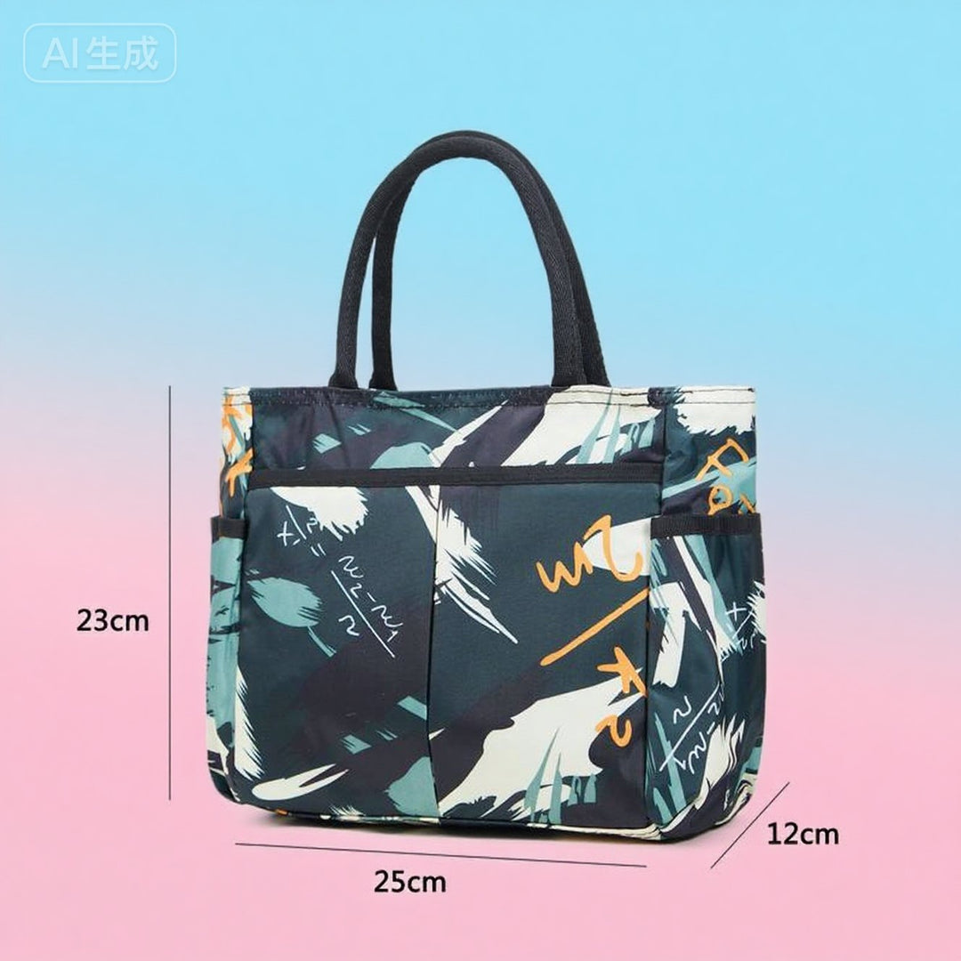 Blumenmuster Mehrfach-Taschen Einkaufsbörse Karnz