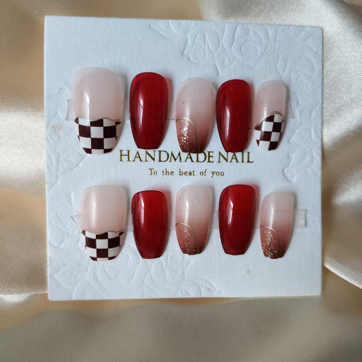 Kunstnagel-Set mit fröhlichem Frühlingsdesign Karnz