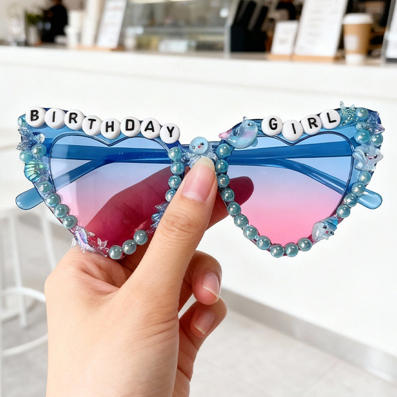 Dekorative Katzenauge-Sonnenbrille Karnz