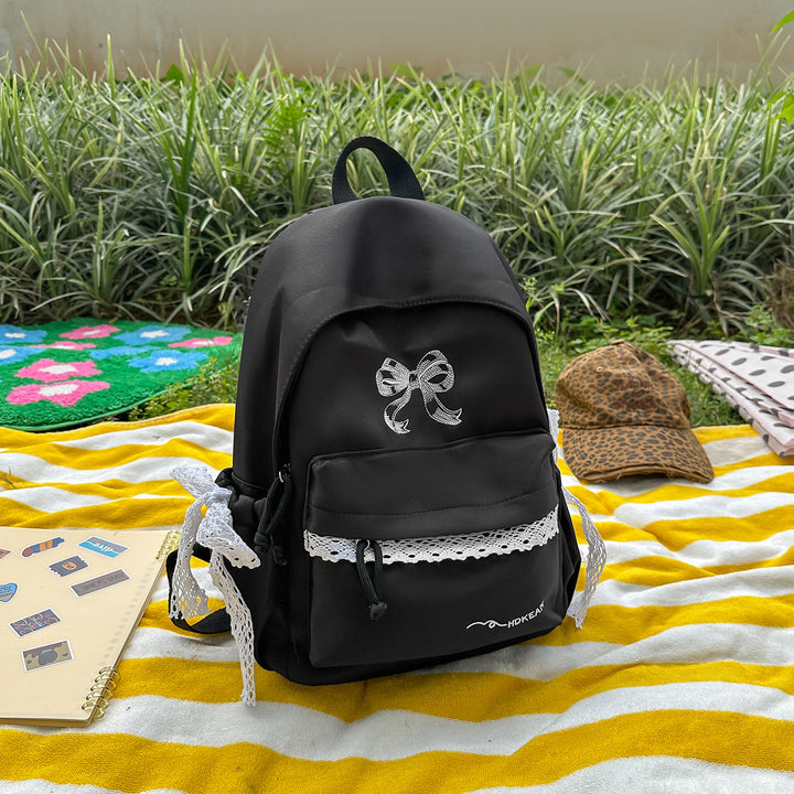Charmanter mit Schleifen verzierten Rucksack Karnz