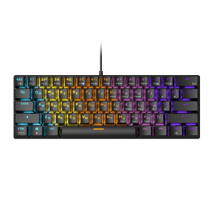 Kompakte RGB Mechanische Tastatur mit Mischlichtfunktionen Karnz