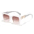 Damen modische Sonnenbrille mit glamourösem Rahmen Karnz