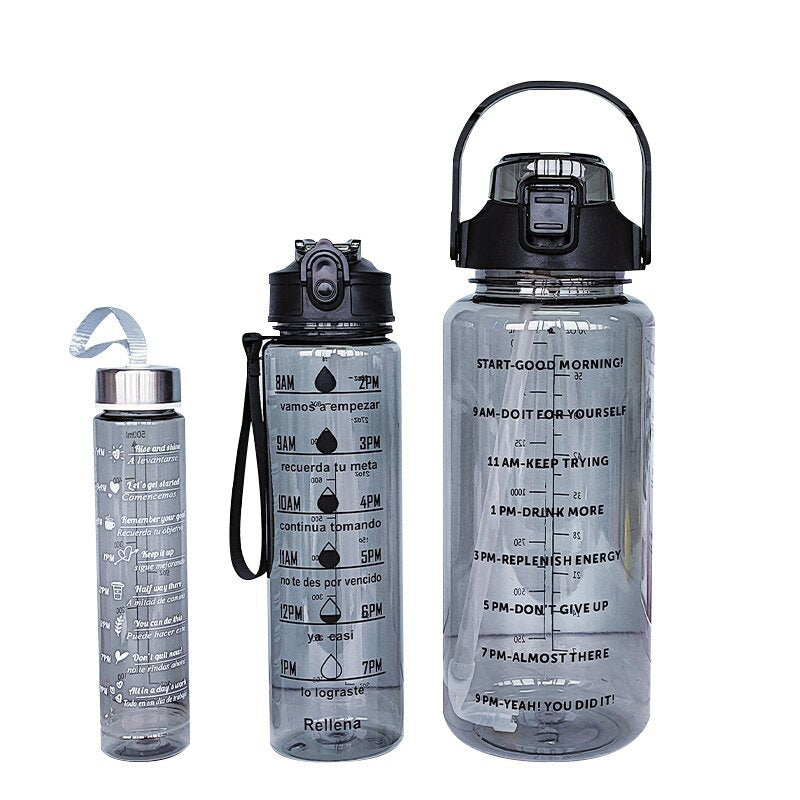 Damen Wasserflasche mit Motivationsdruck Karnz