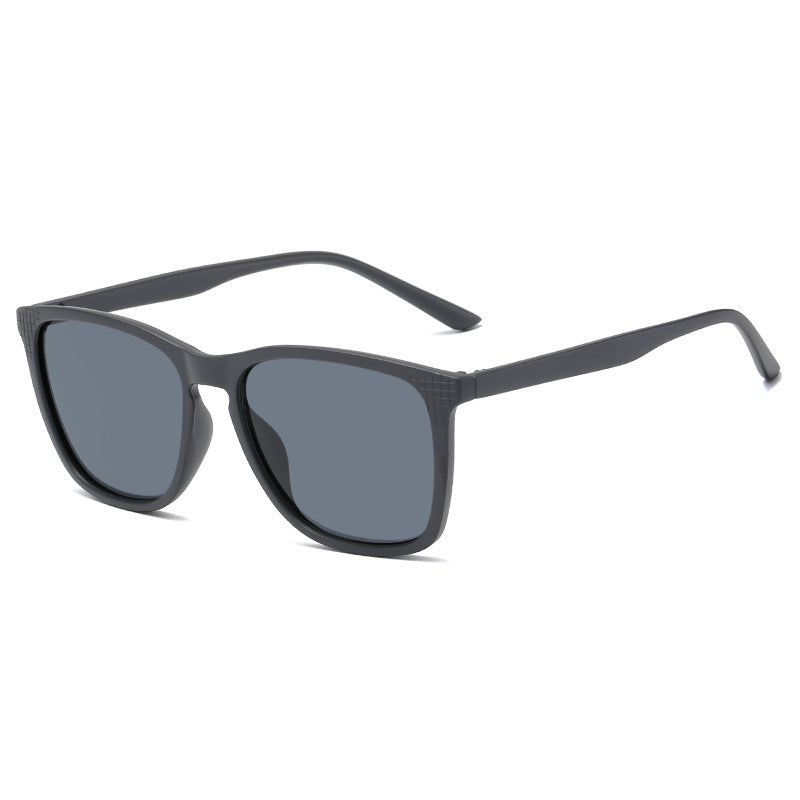 Damen stilvolle Sonnenbrille mit modernem, kantigem Rahmen Karnz