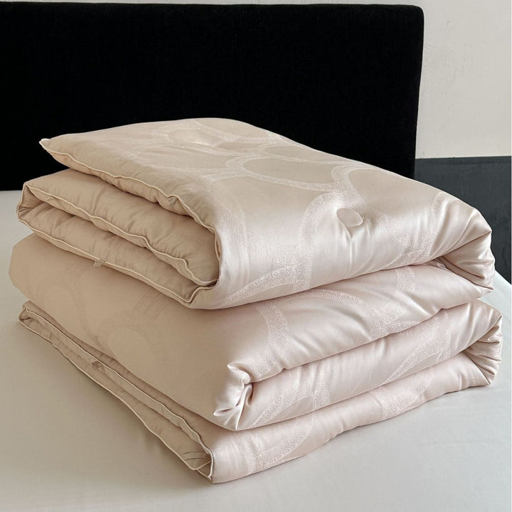 Seidig Jacquard Geplüschte Daunen-Alternative Komfortdecke Einsätze