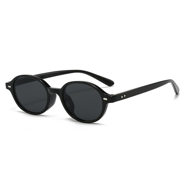 Zeitgenössische runde Rahmen Sonnenbrille
