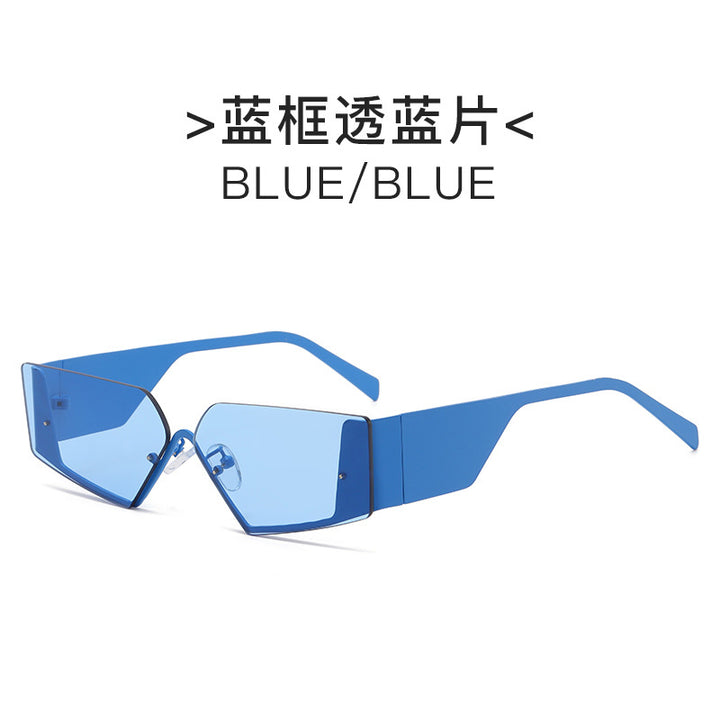 Damen exklusive geometrische Sonnenbrille Karnz