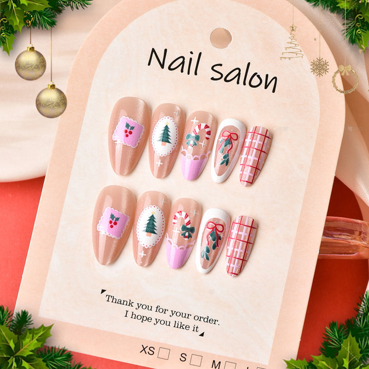 Festliches, urlaubsbezogenes Press-On-Nagelkunst-Set Karnz 1790636735