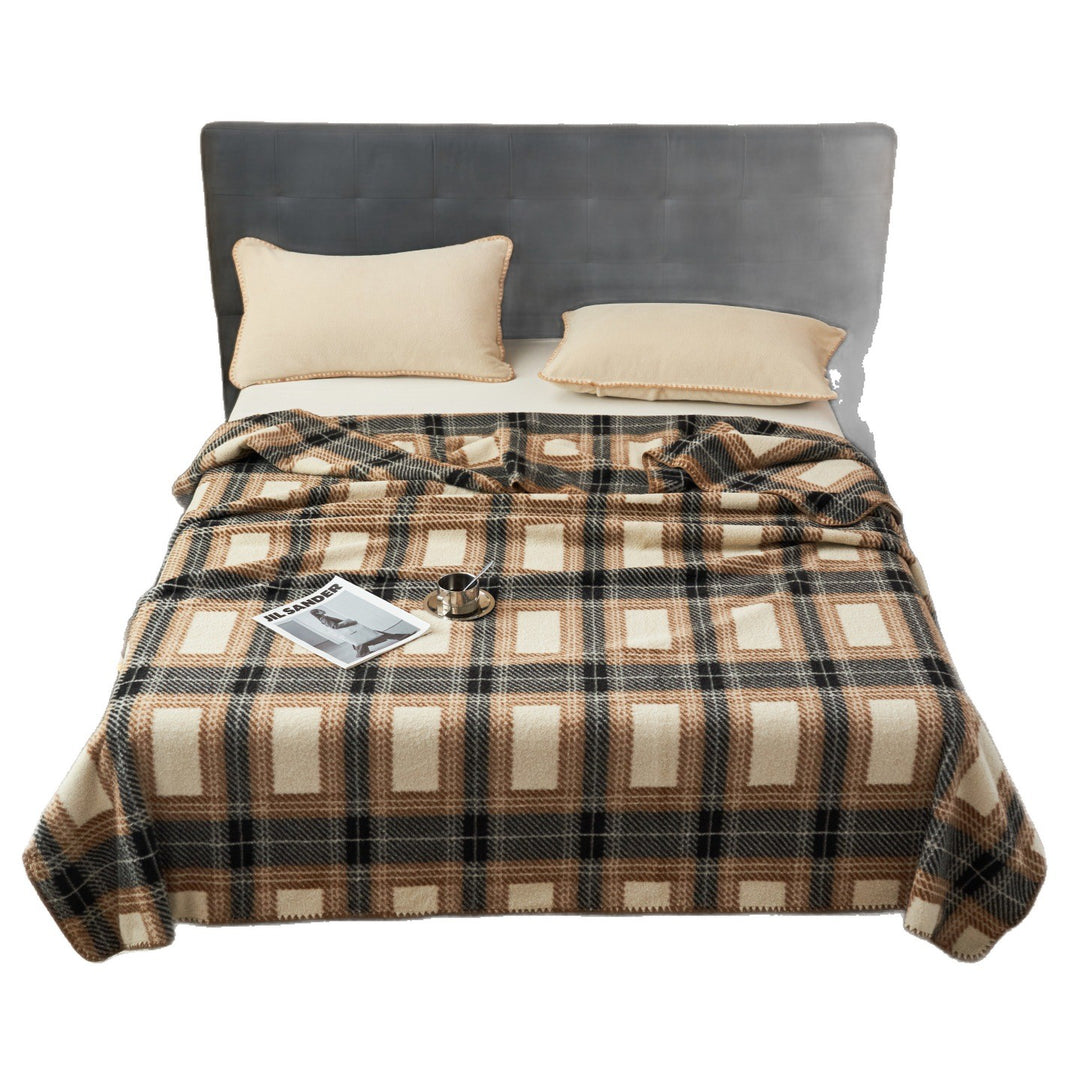 Gemütliche dekorative Fleece-Decke