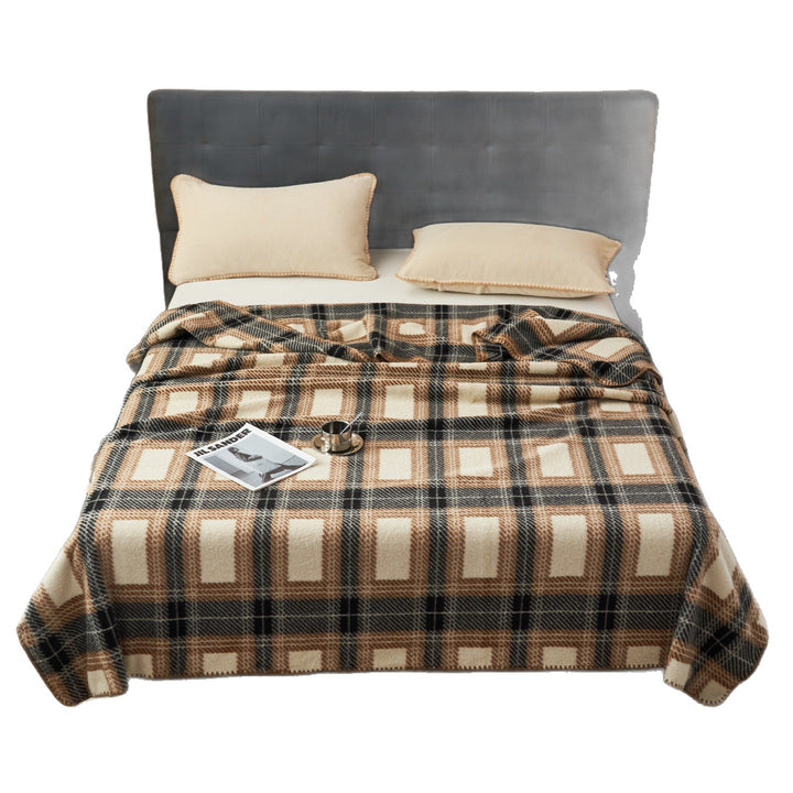Gemütliche dekorative Fleece-Decke