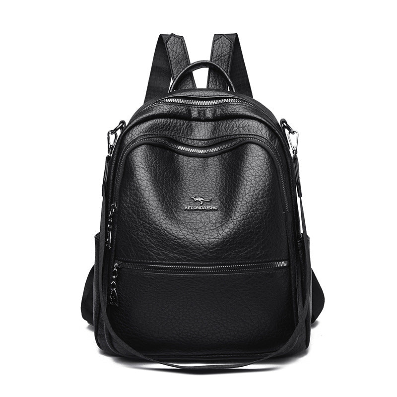 Vintage-inspirierter Leder-Rucksack Karnz