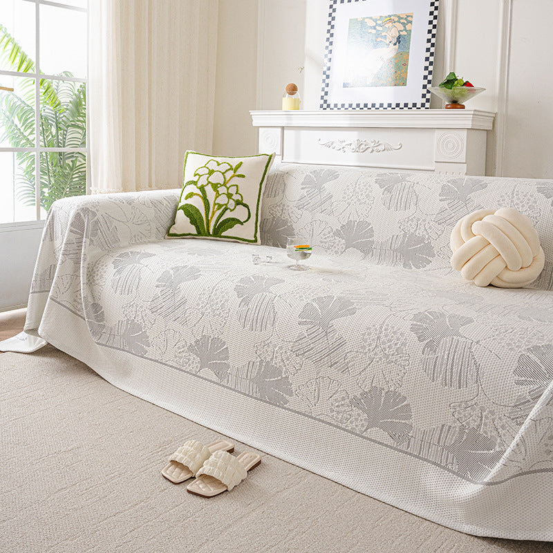 Stylischer Baumwollsofa-Wurf