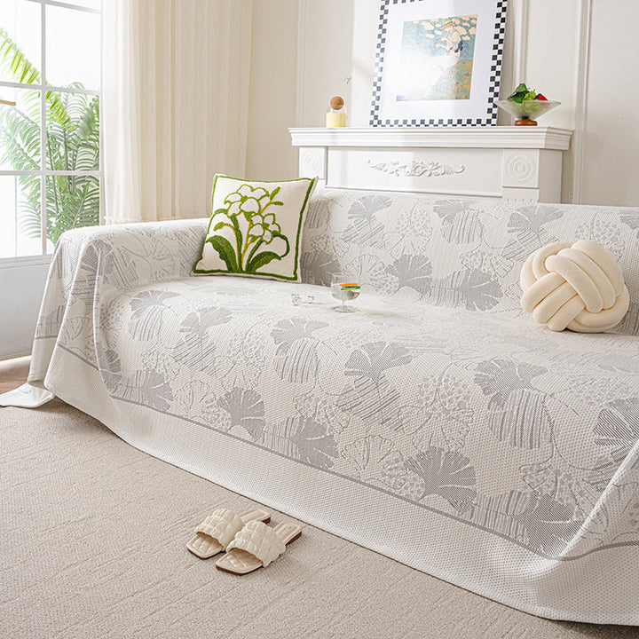 Stylischer Baumwollsofa-Wurf