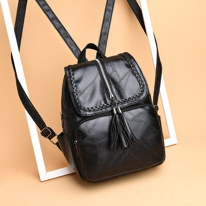 Stylische Texturierte Rucksack Karnz