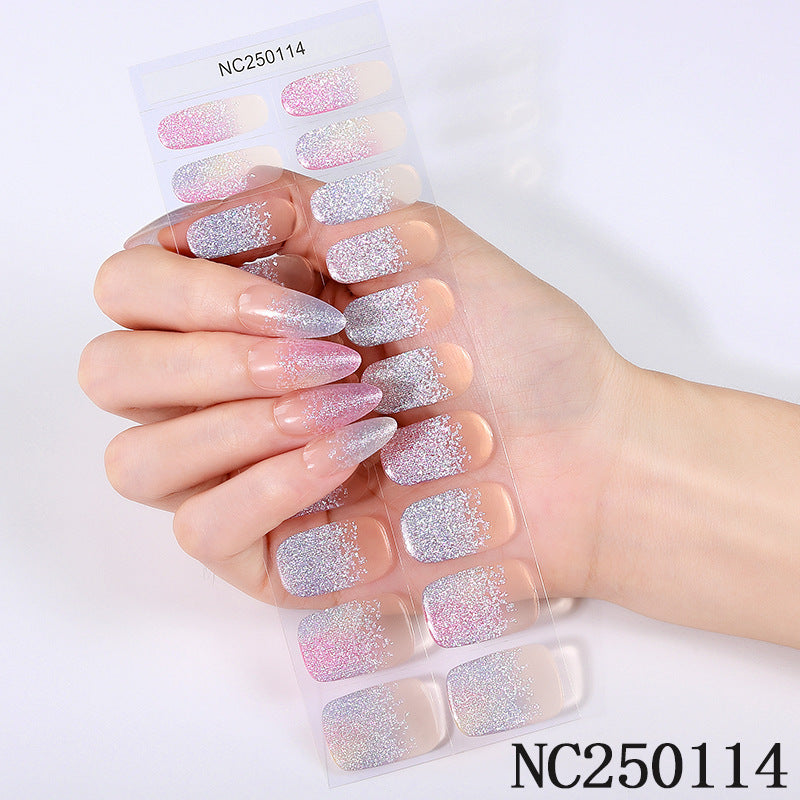 Stylische Faux-Tierdruck-Nagel-Wrapper