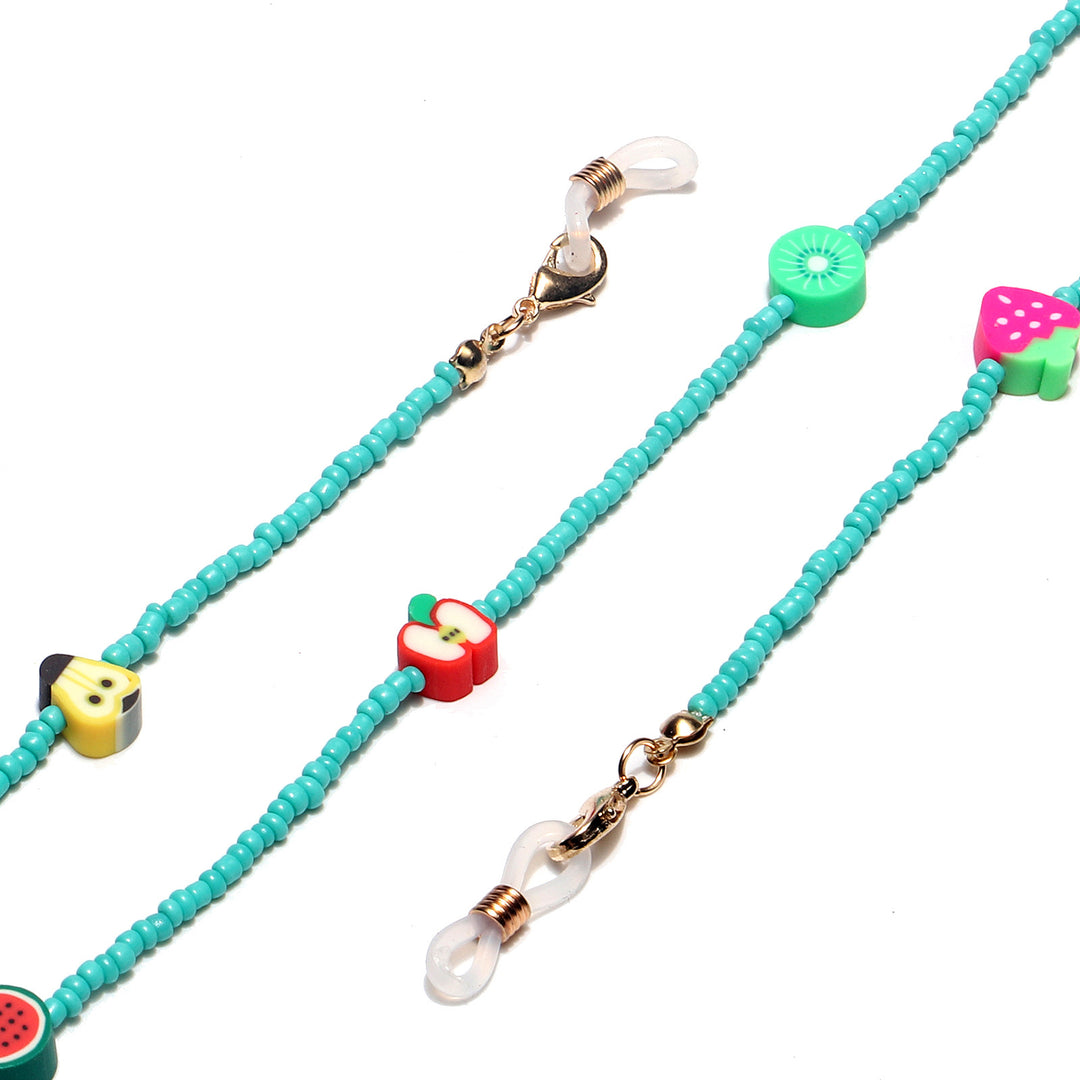 Bunte Obst-Themen Brillen-Kette Karnz