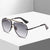 Damen Oversized Piloten-Sonnenbrille mit verstellbaren Nasenpolstern und hochwertigem Metallrahmen Karnz