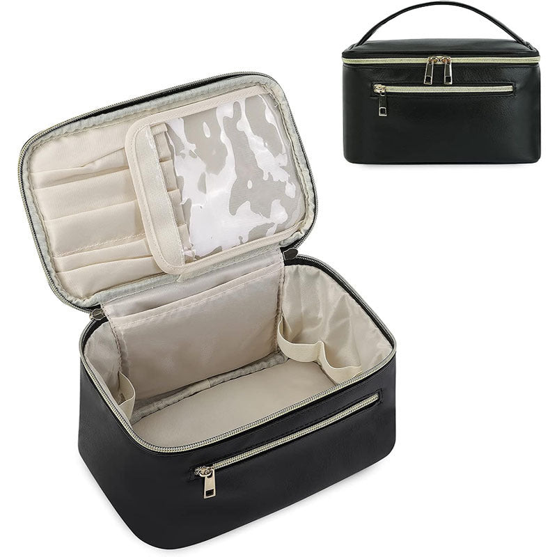 Damen Kosmetiktasche mit Fächern Karnz