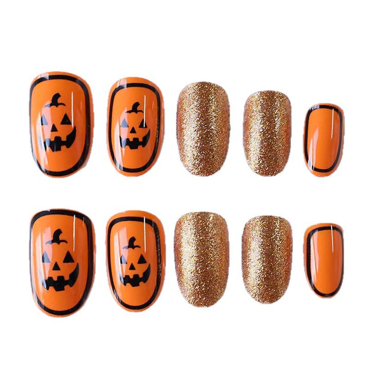 Kunstnagelset mit Halloween-Motiv Karnz