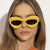 Damen Modische Cat-Eye Sonnenbrille mit einzigartigem Design Karnz