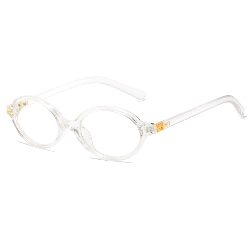 Vintage-inspirierte ovale Fassung Brille Karnz