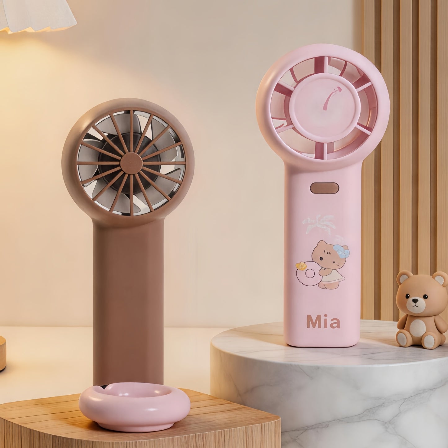 Damen Tragbarer USB Handventilator mit einzigartigem Tiermotiv Karnz